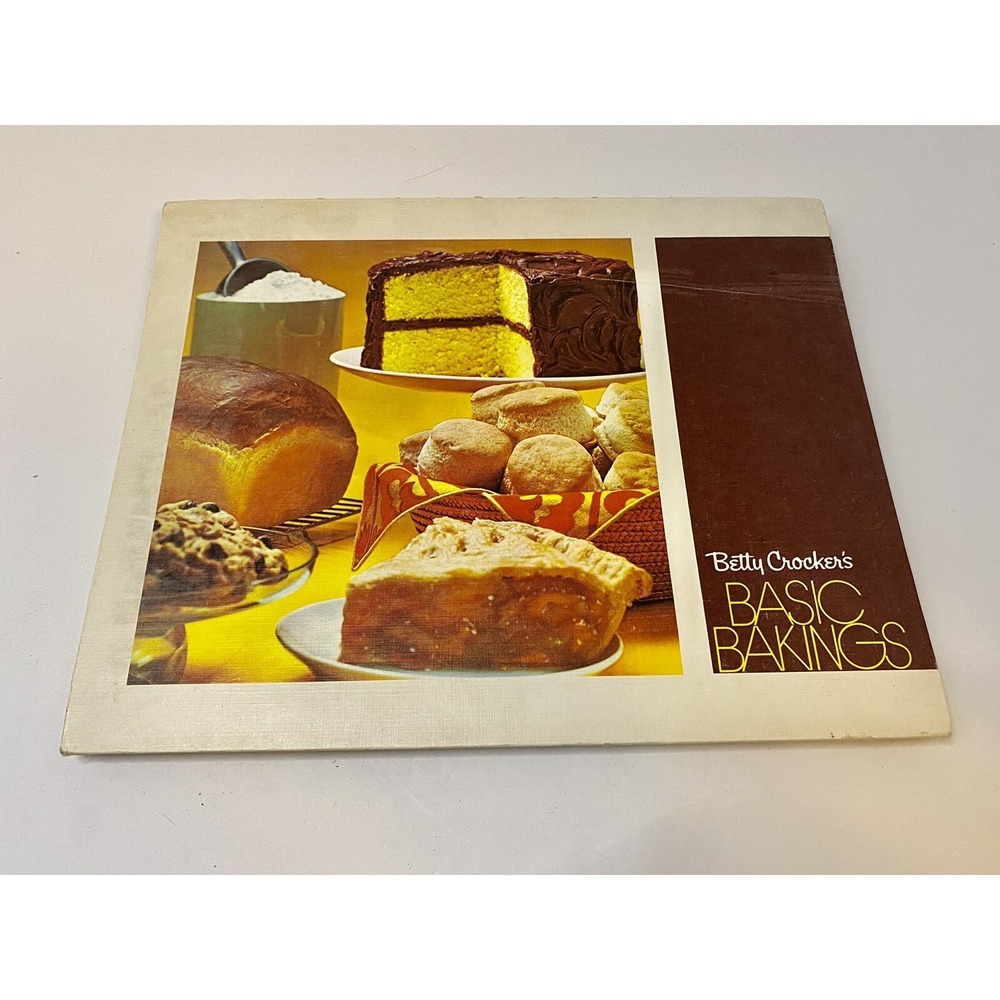 Betty‎ Crocker's Basic Bakings Vintage Cookbook 1971 First Edition 1st Printing